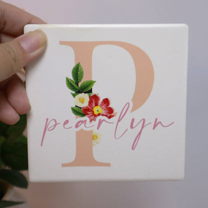 Personalized Ceramic Coaster