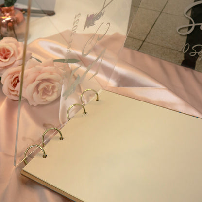 Wedding Guestbook - Classic Acrylic Guestbook Booktype