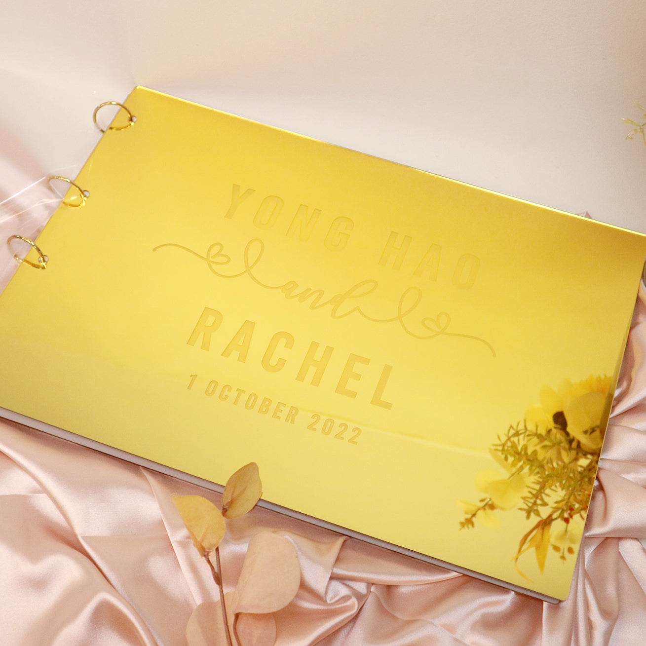 Wedding Guestbook - Mirror Acrylic Guestbook Booktype