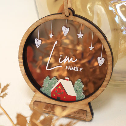 Christmas Bauble Ornament - Personalized 3D Christmas Globe (6 Designs)