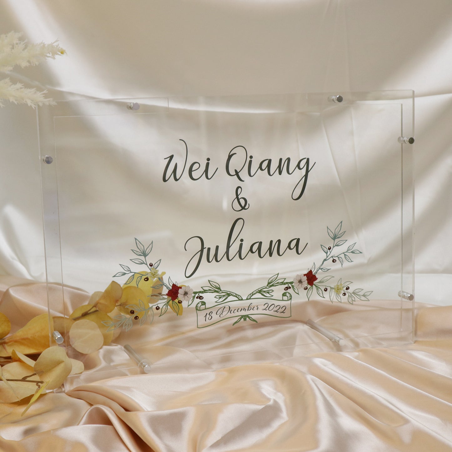 Wedding Guestbook  - A2 Heartdrop Guestbook