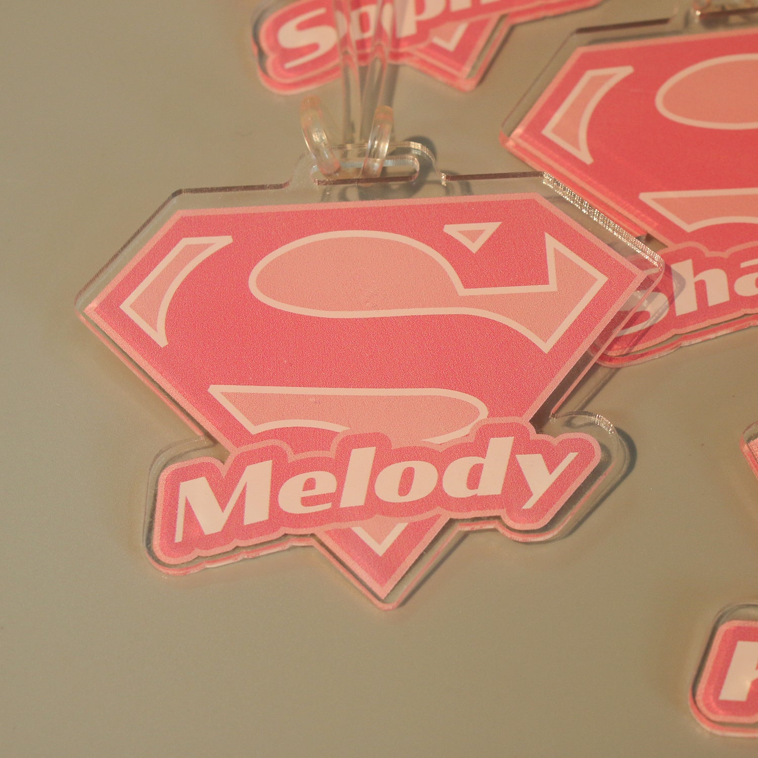 Custom Acrylic Tags - Clik Clok