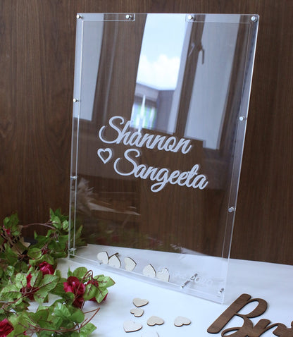 Wedding Guestbook  - A2 Heartdrop Guestbook