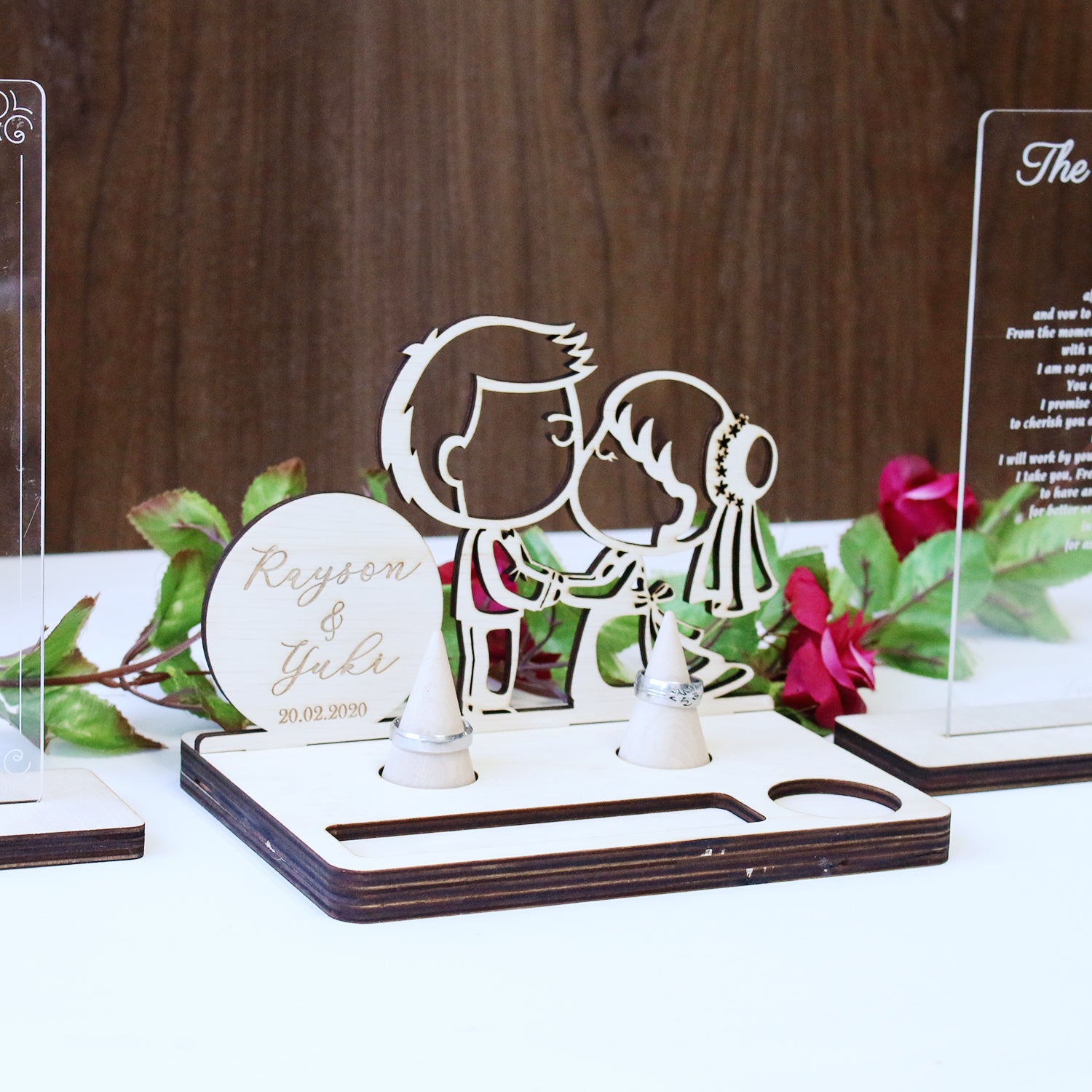 Couple Ring & Trinket Tray - Clik Clok