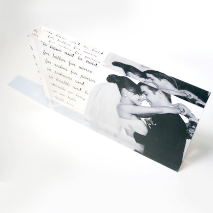 Acrylic Photo Block  9 x 6in - Clik Clok