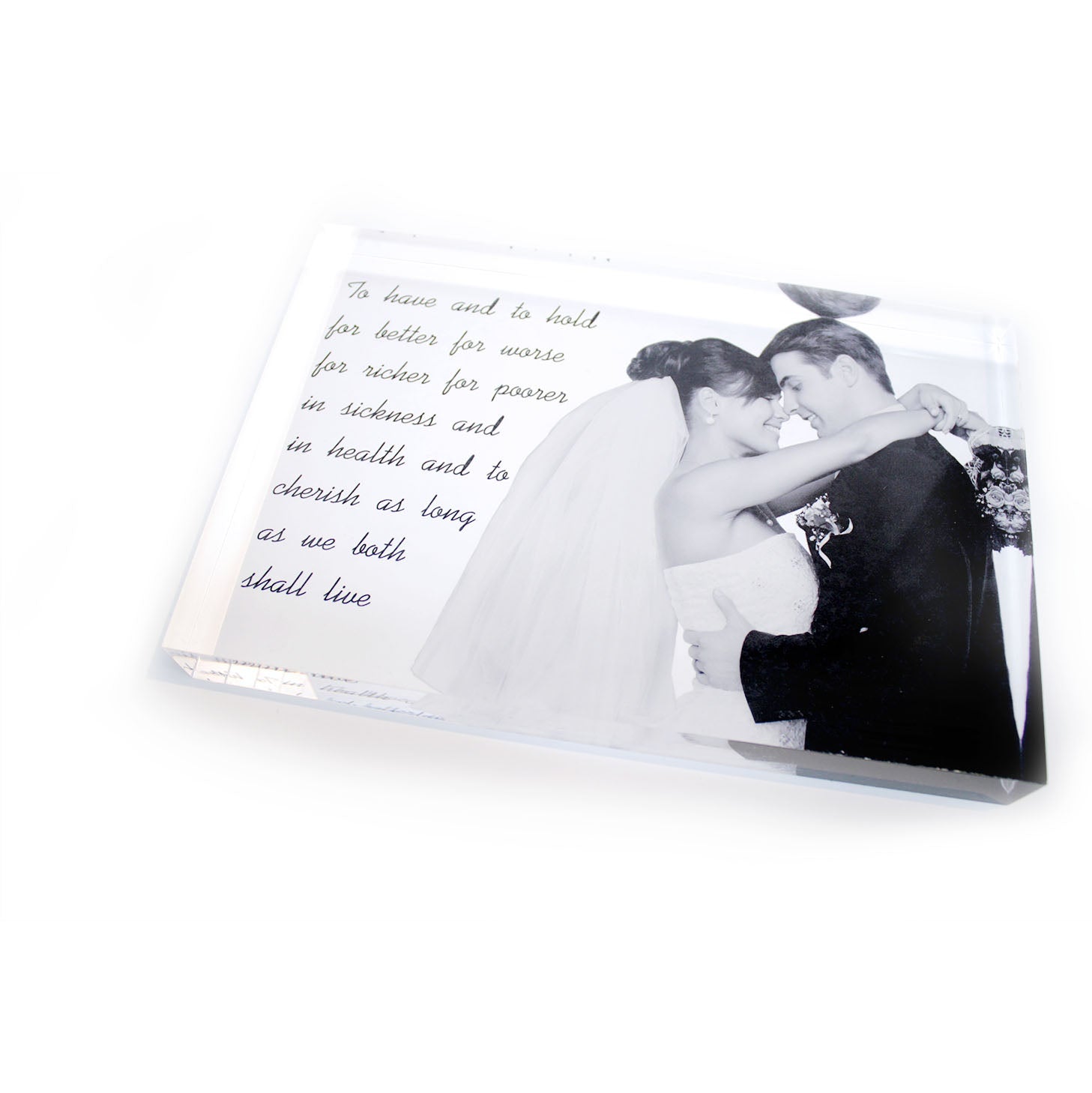 Acrylic Photo Block  9 x 6in - Clik Clok