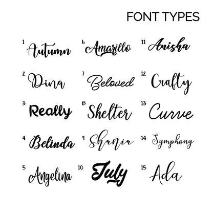 Backdrop Name Sign - Round
