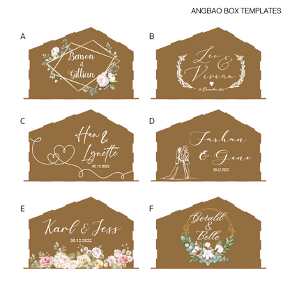 House of Love - Wedding Angbao Money Box - Clik Clok
