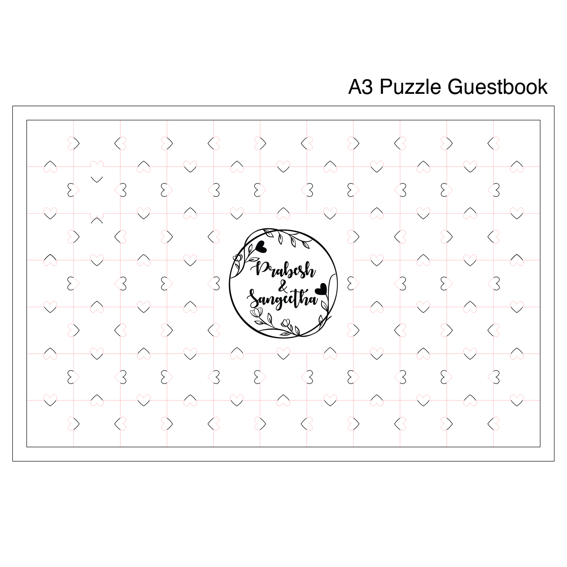 Wedding Puzzle Guestbook - Clik Clok