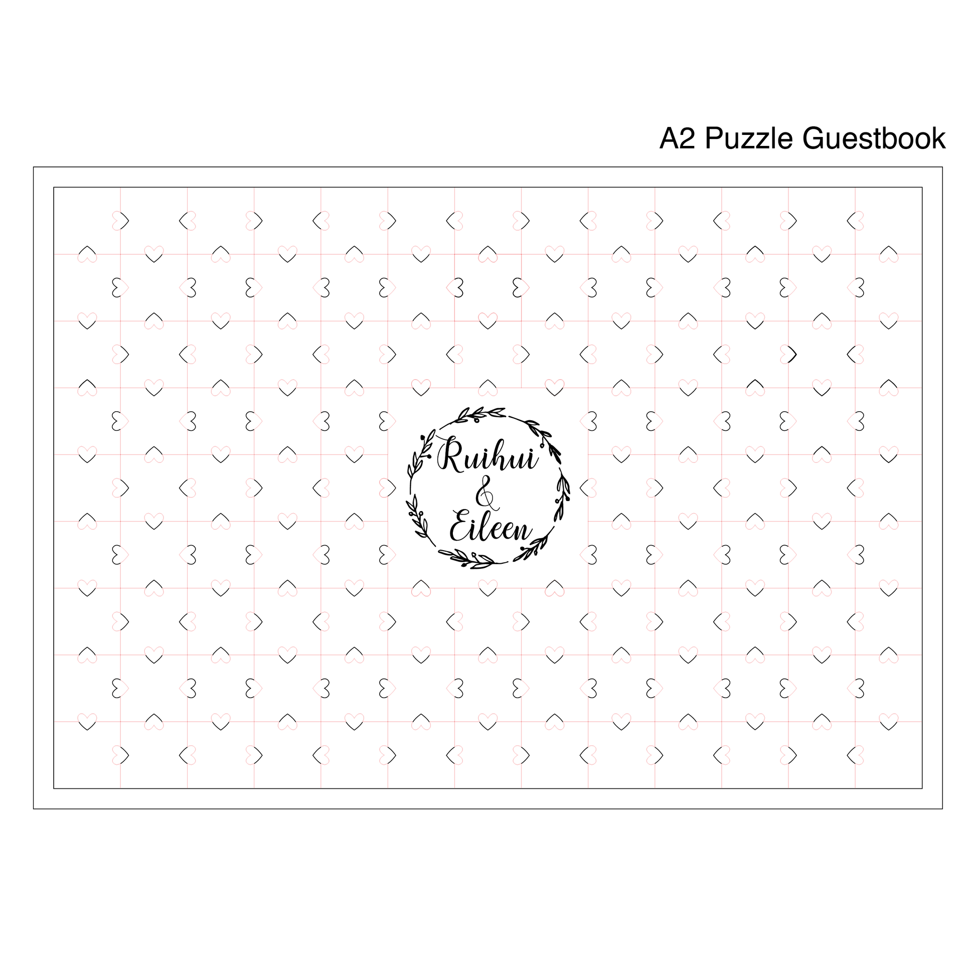 Wedding Puzzle Guestbook - Clik Clok