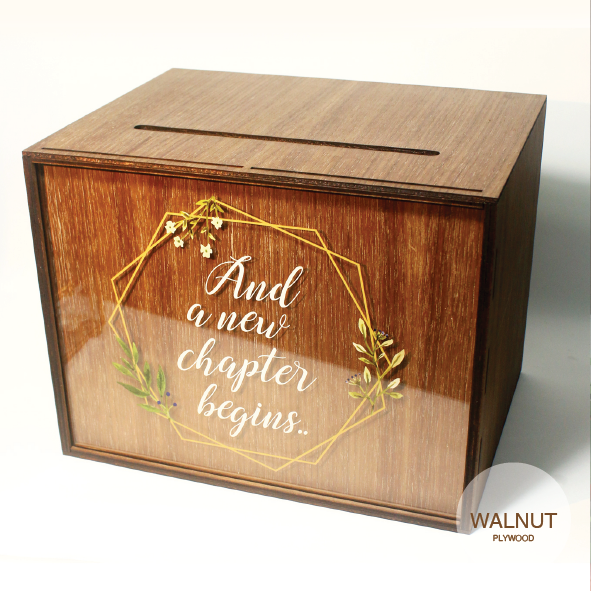 Wedding Heartdrop Angbao Box Landscape - Clik Clok