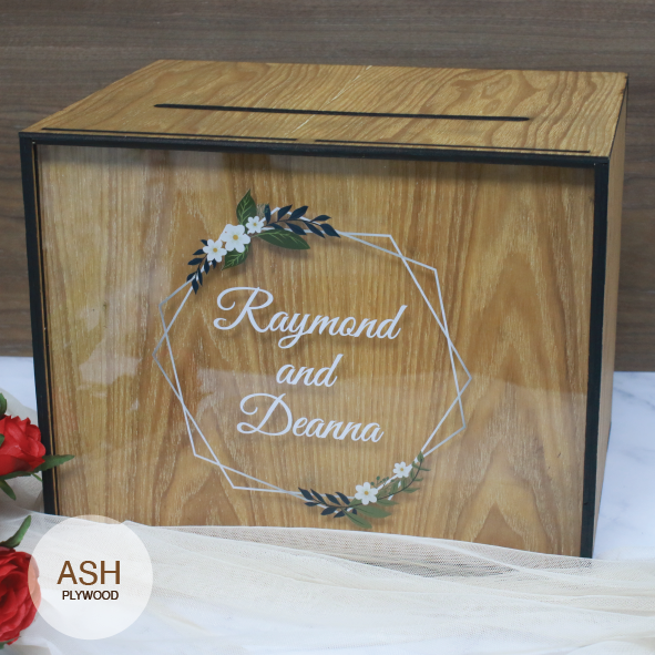 Wedding Heartdrop Angbao Box Landscape - Clik Clok
