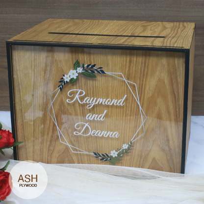 Wedding Heartdrop Angbao Box Landscape - Clik Clok
