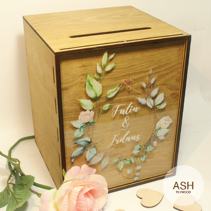 Wedding Portrait Heartdrop Angbao Box - Clik Clok