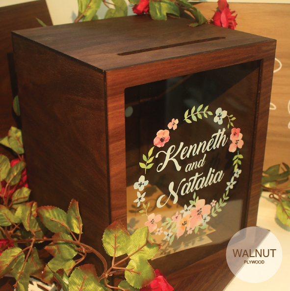 Wedding Angbao Money Box with Window - Clik Clok