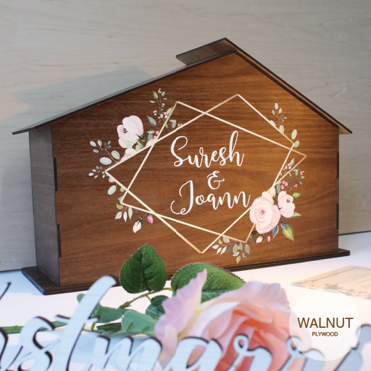 House of Love - Wedding Angbao Money Box - Clik Clok
