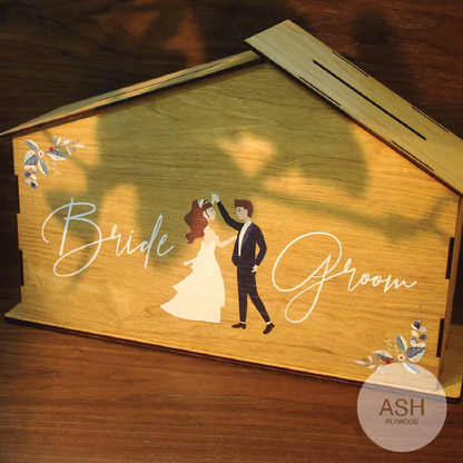 House of Love - Wedding Angbao Money Box - Clik Clok