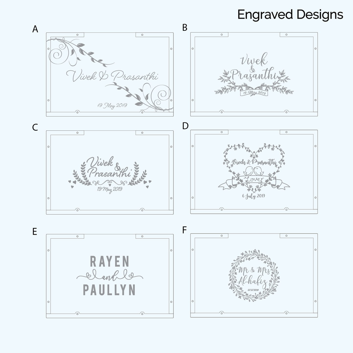Wedding Guestbook  - A2 Heartdrop Guestbook