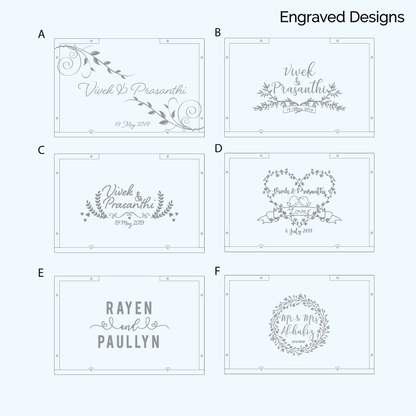 Wedding Guestbook  - A2 Heartdrop Guestbook