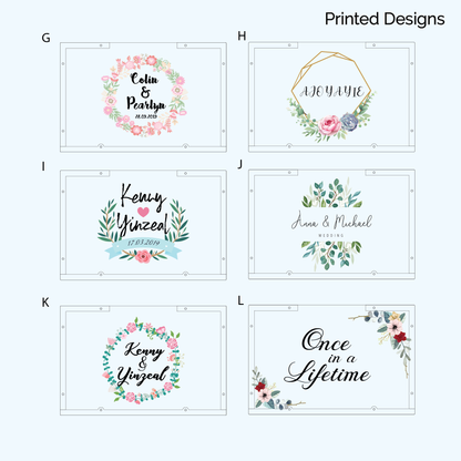 Wedding Guestbook  - A2 Heartdrop Guestbook