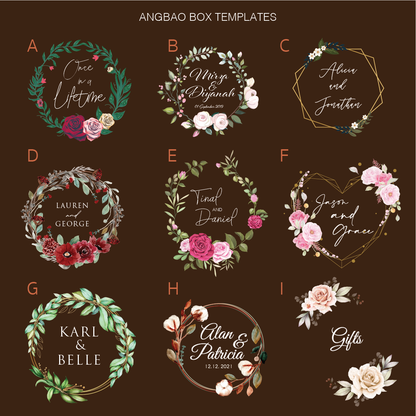 Wedding Angbao Money Box with Window - Clik Clok